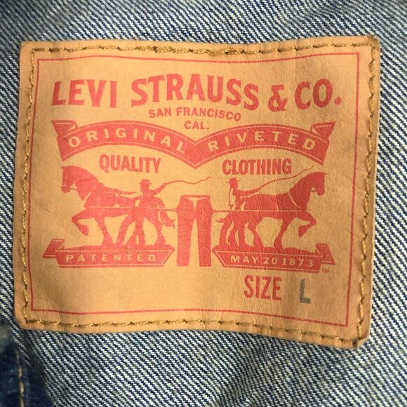 Levi’s Rugged Streetwear Grungecore Denim Vest, Outerwear, 90s-Y2K  SZ L - Picture 7 of 10